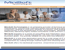 Tablet Screenshot of minisofttech.com